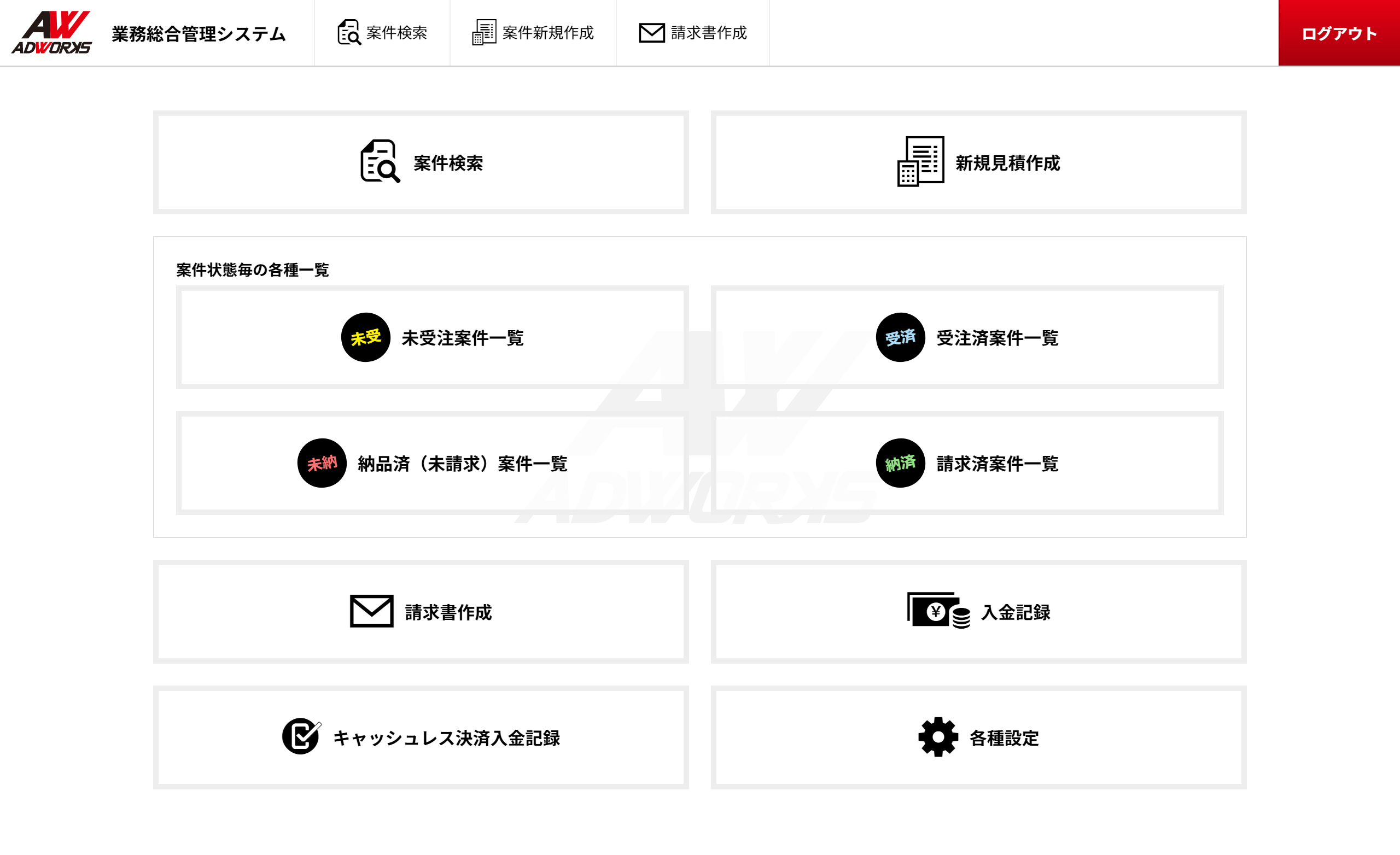 業務統合管理システム